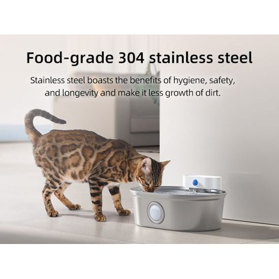 UahPet Pro nerezová fontána pro kočky