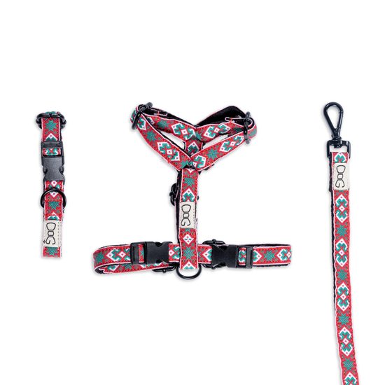 FUNKY DOG Postroj pro malé psy z bavlněných popruhů