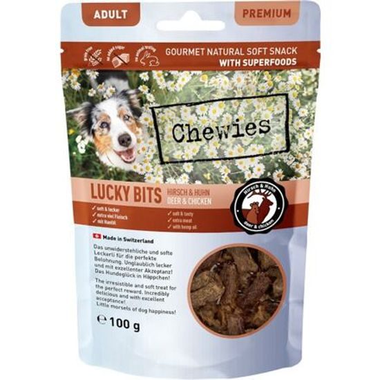 Chewies Lucky Bits Jelen a kuře 100 g