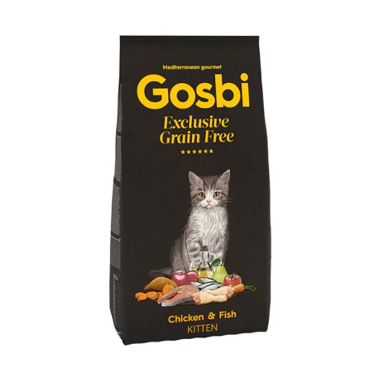 GOSBI EXCLUSIVE CAT KITTEN CHICKEN&TURKEY 1,5kg