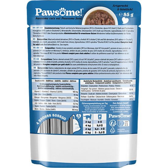 Pawsome! Adult s lososem 85 g