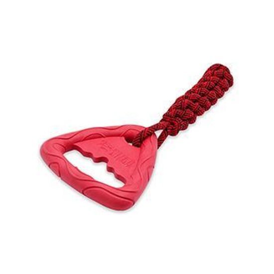 Akinu ČESKÝ LES Přetahovadlo s peškem hračka pro psy šípková červená