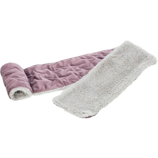 Trixie Vánoční šál pro psy L: 90 cm samet/plyš lila/zelená