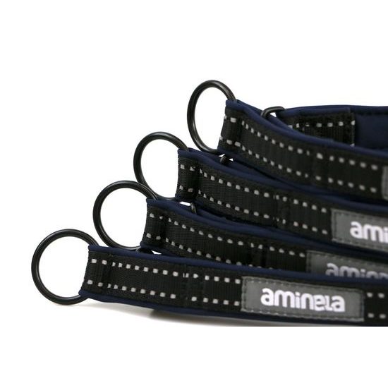 Aminela obojek polostahovací Sport & City 25mm/48cm + 5cm modrá