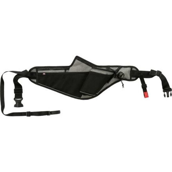 Trixie Joggingový pás s vodítkem pás 70-130cm vodítko 1,15-1,50 m 20mm šedá