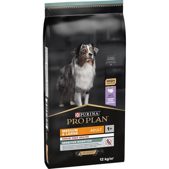 Pro Plan Dog Adult Medium&Large Grain Free Sensitive Digestion krůta 12 kg