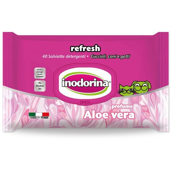 Inodorina Ubrousky Aloe Vera 40ks