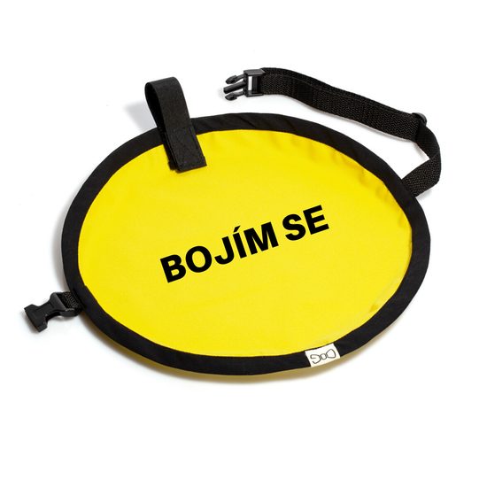 FUNKY DOG Žlutá signalizační vesta pro psy