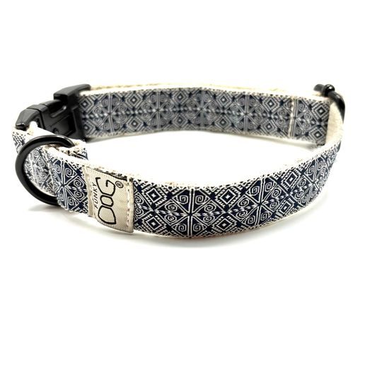 FUNKY DOG Set konopný obojek a přepínací vodítko