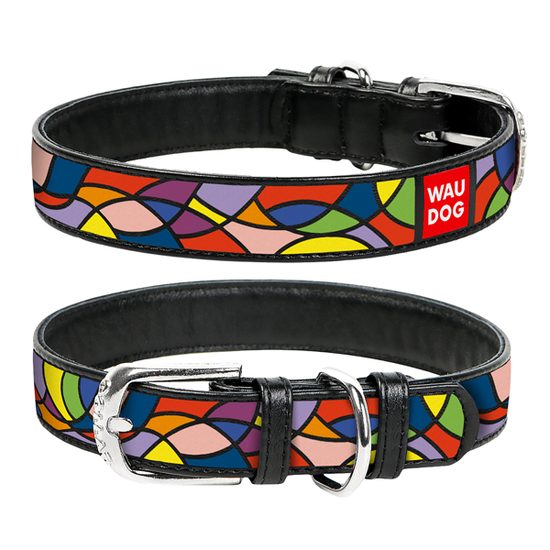 WAUDOG Obojek kožený Vitrage