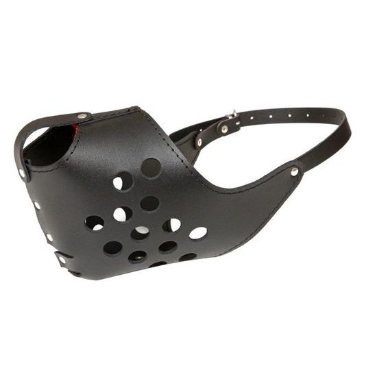 BafPet Kožený náhubek plný