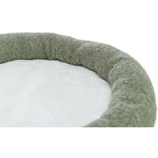 Trixie Škrabadlo DANTE 86cm válcová kukaň 2 lůžka míček bílá/khaki/šedá