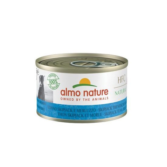 Almo Nature HFC Natural DOG Tuňák a treska 95g výhodné balení 24ks