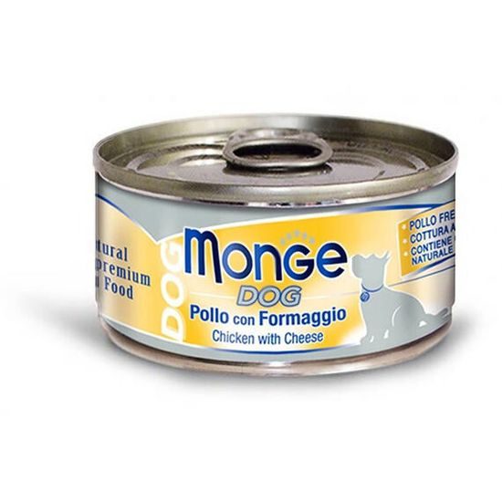 Monge DOG NATURAL kuřecí maso se sýrem pro psy 95 g