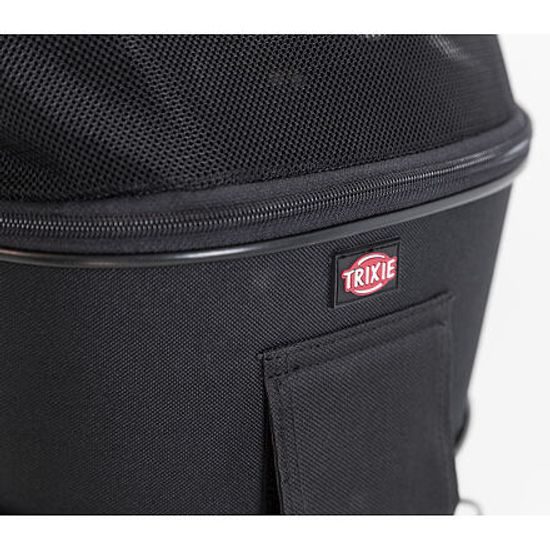Trixie Přepravka na zadní nosič kola pro psa kryt síťovina 29x42x48cm (max 6kg)