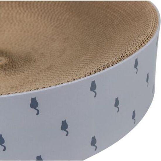 Trixie LILLY kulatý škrabací pelech s catnipem ø45 karton šedá