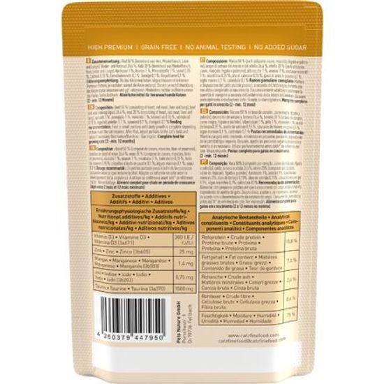 Catz finefood Kapsička pro koťata CF Classic Kitten No.7 s hovězím, telecím, meruňkami a ananasem 85 g