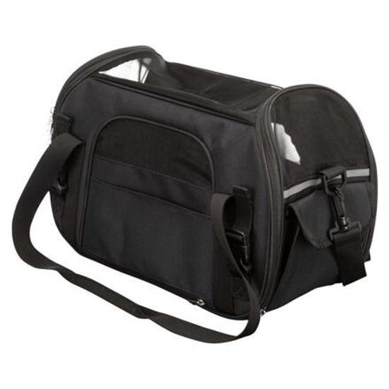 Trixie Transportní taška GINA 42x22x58cm do 6kg prošíváná uvnitř hebký plyš tělová