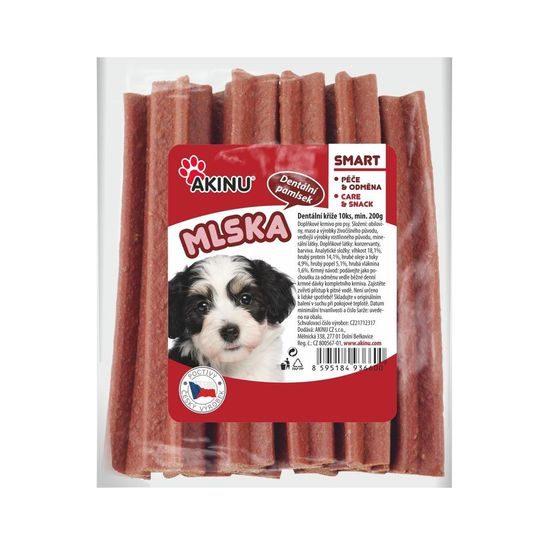 Akinu MLSKA Kříže pamlsek pro psy dentální 200 g 10 ks
