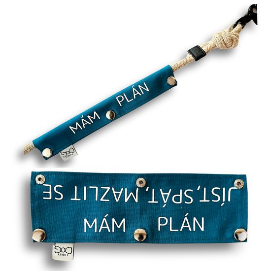 FUNKY DOG Návlek na vodítko originální nápisy