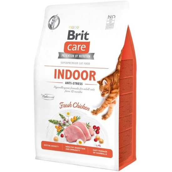 Brit Care Cat Grain-Free Indoor Anti-stress 0,4 kg