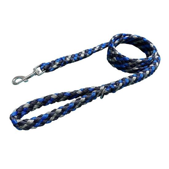 BAFPET Lanové vodítko pletené MINIHUGO modrá