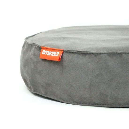 Kulatý pelíšek Aminela Full comfort 60/15cm šedá