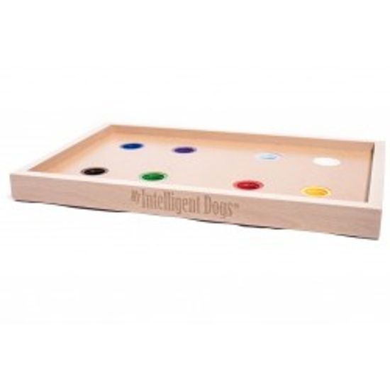 My Intelligent Pets Dřevěný hlavolam Playground (4 kloboučky + 4 válečky)