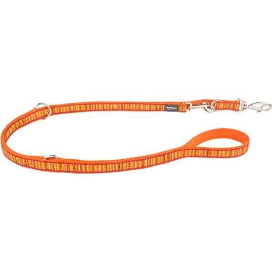 Red Dingo Vodítko přepínací 15 mm x 2 m Lotzadotz Orange