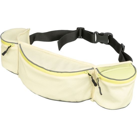 TRIXIE BAGGY Belt maxi ledvinka 44x33x18 cm/pas 62-125 cm žlutá/šedomodrá/lila LIMITOVANÁ NABÍDKA