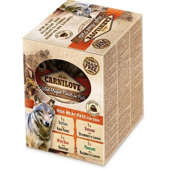 Carnilove Dog kapsička Paté Multipack 4 x 300 g