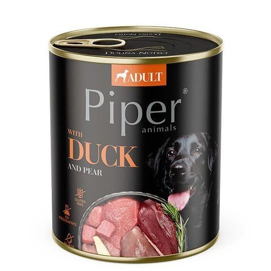 Piper NEW s kachnou a hruškou konzerva pro psy 800 g
