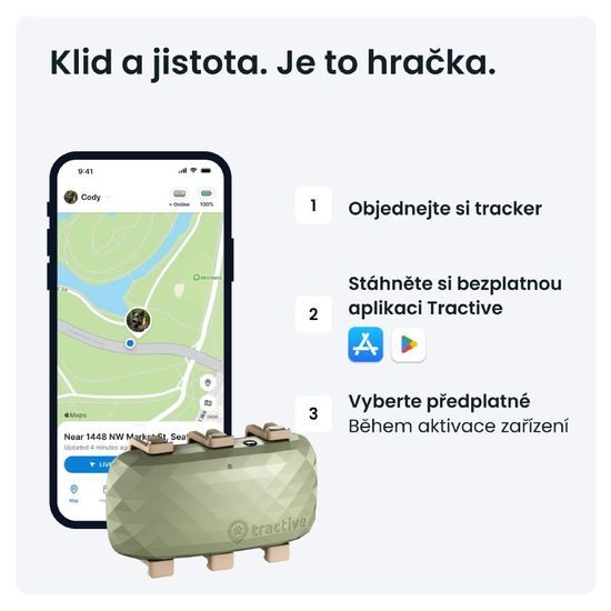 Tractive GPS DOG XL sledování polohy a aktivity pro psy