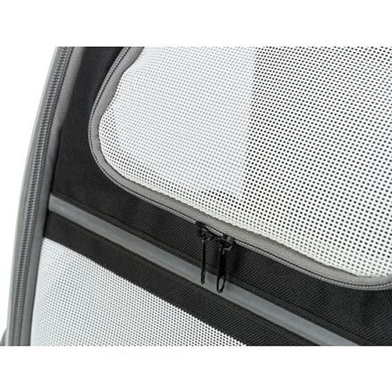 Trixie Transportní batoh CHLOE 39x43x27cm max 8kg světlešedá/černá