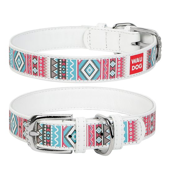 WAUDOG Obojek kožený Ethno