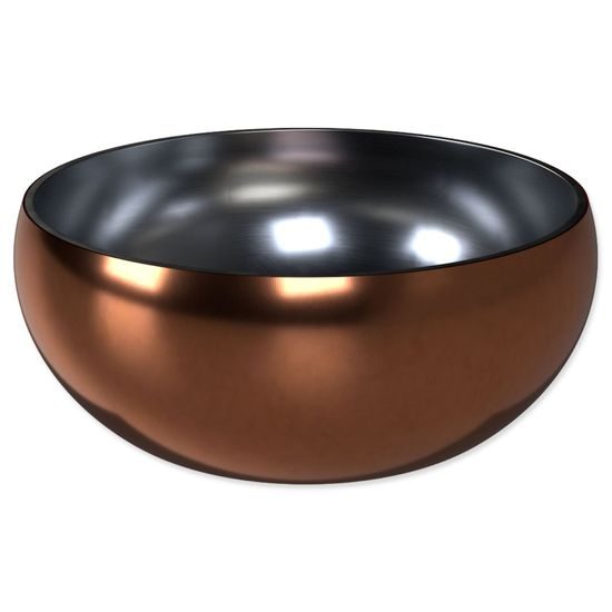 Dog Fantasy Miska s dvojitou stěnou rosegold 12cm, 376ml