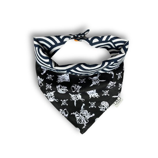 FUNKY DOG Oboustranný pirátsky šátek pro psa