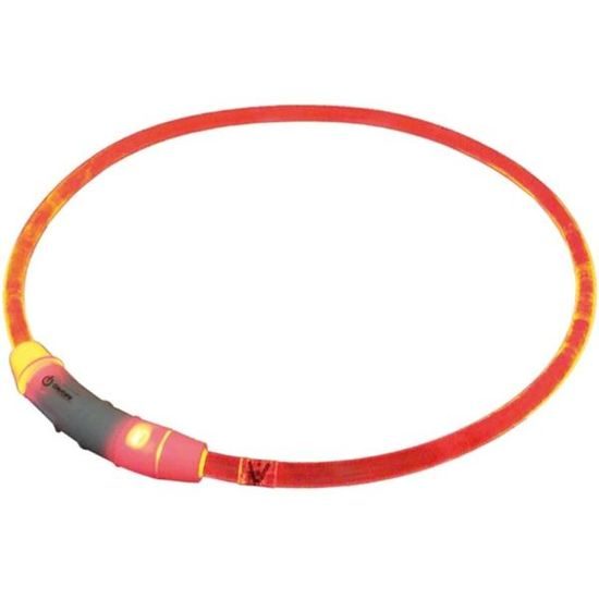 Nobby Obojek svítící 65cm červený