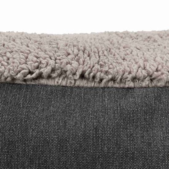 Trixie Ergonomický polštář BENDSON oválný 80x55cm tmavošedá/světlešedá