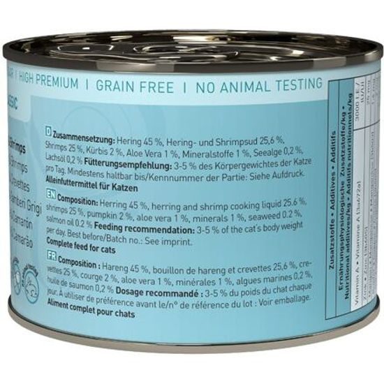 Catz finefood Konzerva CF No.13 se sleděm a krevetami 200g