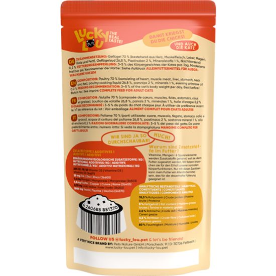 Lucky Lou Lifestage Adult s drůbežím masem 125 g