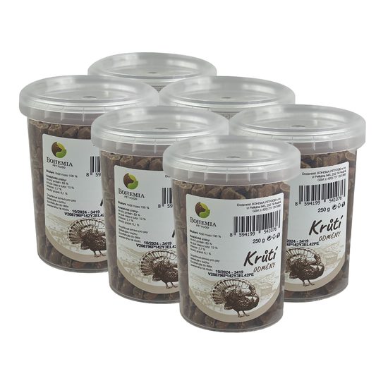 BOHEMIA 6x Krůtí odměny 250g