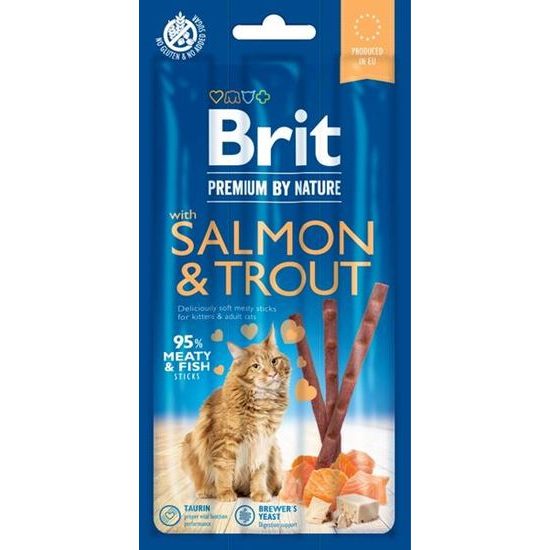 Brit Premium by Nature Cat Snack with Salmon & Trout 15 g