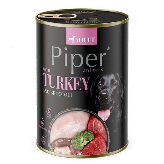 Piper NEW s krůtou a brokolicí konzerva pro psy 400 g