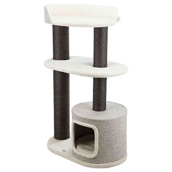 Trixie XXL škrabadlo CARA 2 patra kukaň 128cm bílá/hnědá