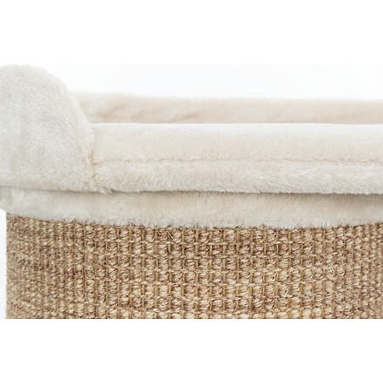 Trixie Škrabadlo FALCO s válcem a odpočívadlem 117cm sv,šedé/hnědé