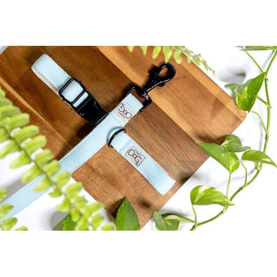 FUNKY DOG Konopný světle modrý obojek pro psa 2,5 cm