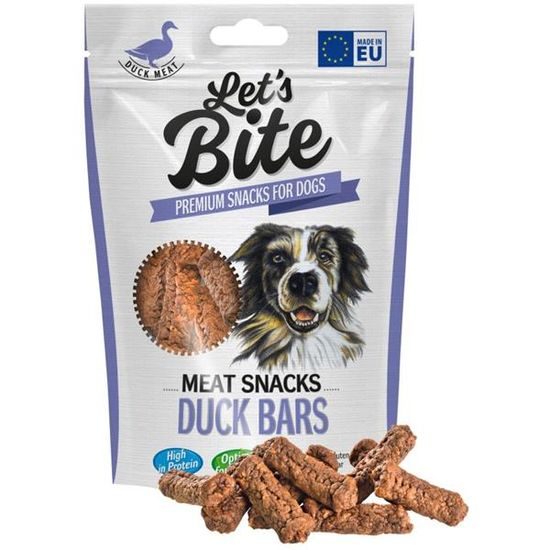 Brit Dog Let’s Bite Meat Snacks Duck Bars 80 g