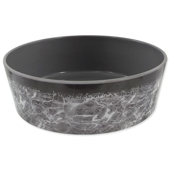 Dog fantasy Miska vzor mramor šedá 20cm 1300ml