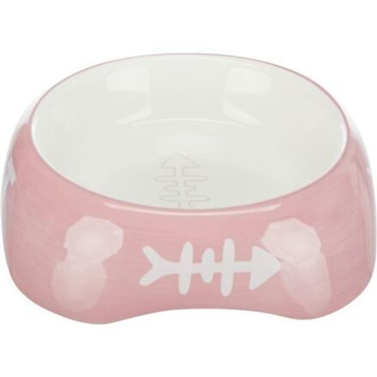 Trixie Keramická miska 200ml/13cm CAT + rybí kostra